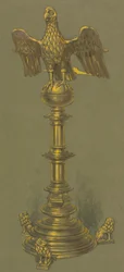 Diseños realizados para Jones y Willis, metalúrgicos y fabricantes de muebles para iglesias de Birmingham y Londres.