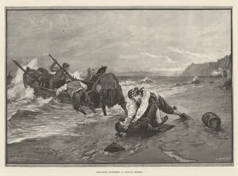 Contrabandistas sorprendidos, un Momento Crítico