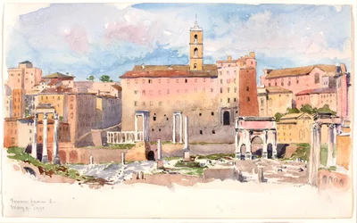 Foro desde el Este, 1900