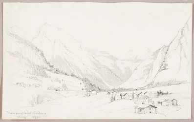 Desde nuestro hotel, Cortina