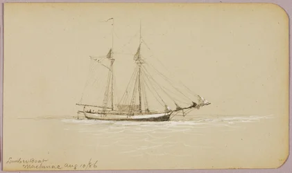 Barco maderero, Mackinac