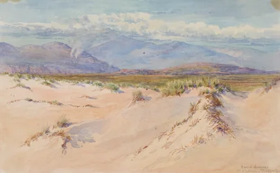 Dunas de arena, Harlech, Gales del Norte