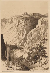 Boceto en Apache Trail, Arizona