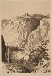Boceto en Apache Trail, Arizona