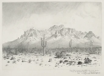 Montaña de la superstición, Sendero Apache, Arizona (n.º 1)