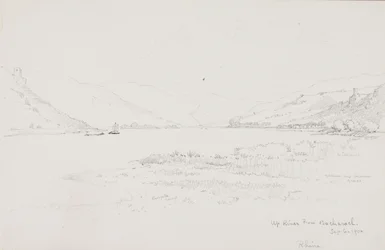 Río arriba desde Bacharach, Rin
