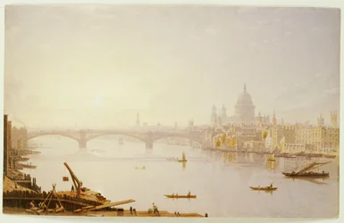 Puente de Southwark y Catedral de San Pablo desde el Puente de Londres