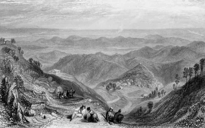 Mussooree y el Dhoon, desde Landour, 1838