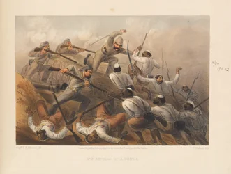 Repulsión de una salida, 1857