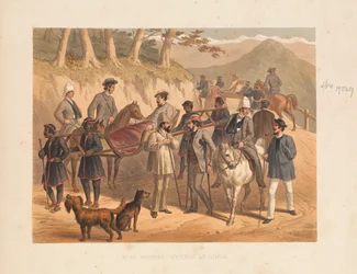 Oficiales Heridos en Simla, 1857