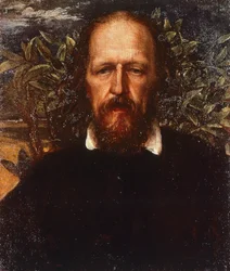 Retrato de Alfred Tennyson (1809 - 1892)
