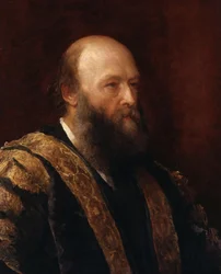 Retrato de Robert Gascoyne-Cecil, III marqués de Salisbury (1830-1903)