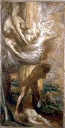 La maldición de Caín (óleo sobre lienzo)