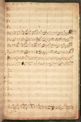 R.M.20.h.5 f18 Partitura original del himno de coronación de Jorge II y la reina Carolina
