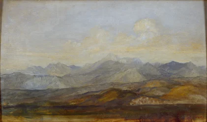 Las montañas de Carrara desde Pisa