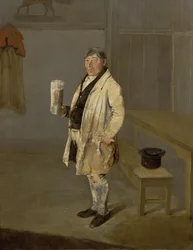 Retrato de un cochero de Bramham Park, Yorkshire, identificado como William Fox, c. 1822