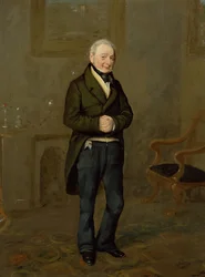 Retrato de un Mayordomo de Bramham Park, Yorkshire, identificado como John Pollock (1769-1837)