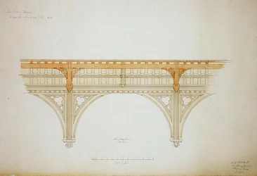 New College Oxford: Diseño para el techo del nuevo salón