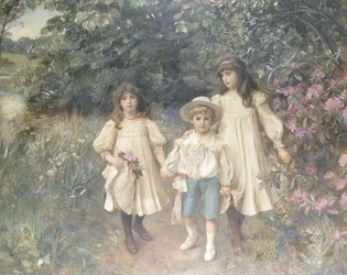 Meriel, Cynthia y George (Perkins)