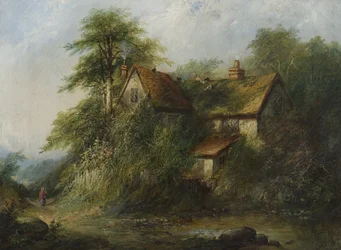 Cabaña en el campo, 1871