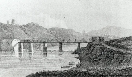 Puente en Zanesville, Ohio, de 