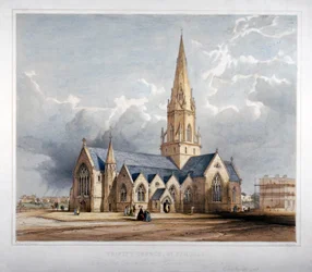 Iglesia de la Santísima Trinidad, Hartland Road, Hampstead, Londres, 1850