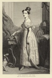 Su Majestad en 1836
