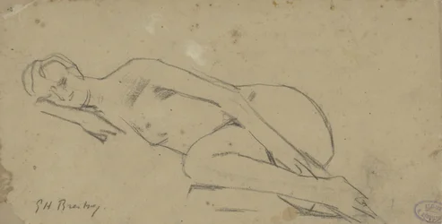 Mujer desnuda recostada