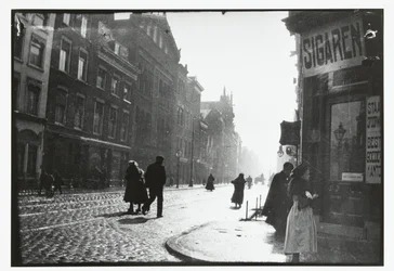 Vista de la calle en Róterdam