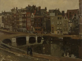 El Rokin en Ámsterdam, 1897