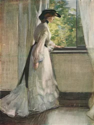 En la ventana, c. 1916