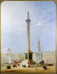 Vista proyectada de Trafalgar Square