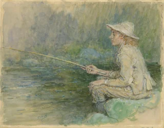niño pesca
