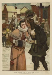 Día de Año Nuevo en el Viejo Nueva York