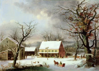 Siete millas a Farmington, c.1853