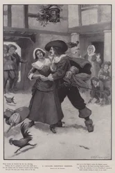 Un Saludo Navideño de un Caballero