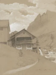 Casa en los Alpes, Cortina, 1883