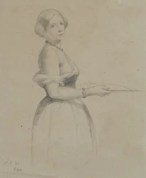 Retrato de una joven, 1856