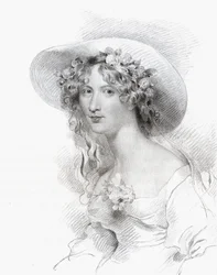 Anna Maria Porter, grabado por Thomas Woolnoth (1785-1857) de 