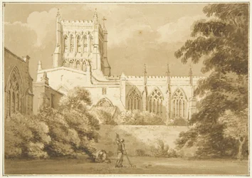 Vista sur de la catedral de Bristol