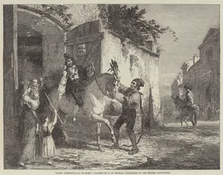 Día de San Antonio en Roma, Exposición de la Institución Británica