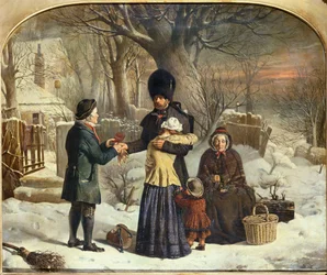 La despedida del soldado, el regalo de los padres [Partida hacia Crimea]