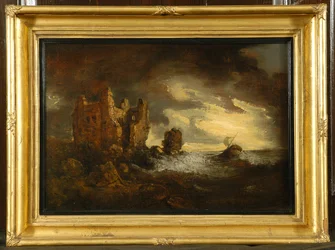 Castillo de Peele en una Tormenta, 1805