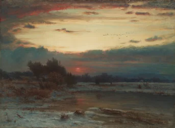 Un cielo de invierno