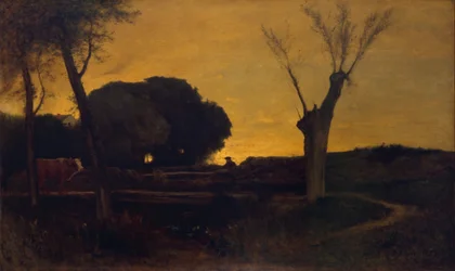 Atardecer en Medfield, Massachusetts