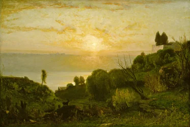 Lago Albano, atardecer, c. 1874