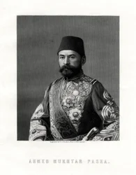 Ahmed Mukhtar Pasha, oficial del ejército francés y del Imperio Otomano, siglo XIX