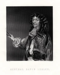 David Leslie, Lord Newark, oficial de caballería y general en la Guerra Civil Inglesa, siglo XIX