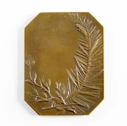 Placa octagonal (bronce)