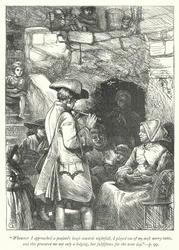 Ilustración para El Vicario de Wakefield (grabado)